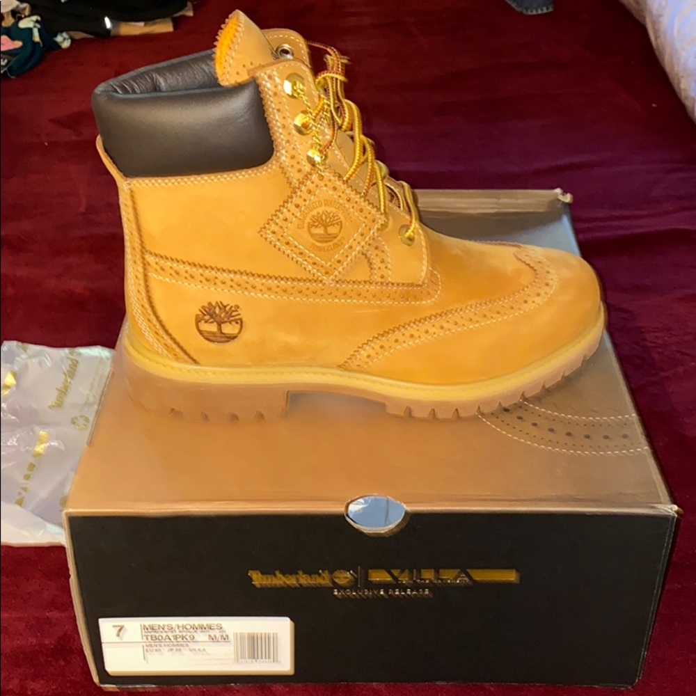 Men’s size 7 Timberland x VILLA Brogue 6”